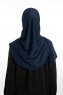 Nermin - Marineblauw Sandy Scarfs Hijab
