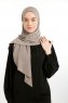 Nermin - Donker Taupe Sandy Scarfs Hijab