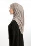 Nermin - Donker Taupe Sandy Scarfs Hijab