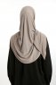 Nermin - Donker Taupe Sandy Scarfs Hijab