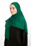 Nermin - Donkergroen Sandy Scarfs Hijab