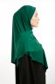 Nermin - Donkergroen Sandy Scarfs Hijab