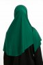 Nermin - Donkergroen Sandy Scarfs Hijab