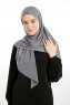 Nermin - Donker Grijs Sandy Scarfs Hijab