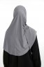 Nermin - Donker Grijs Sandy Scarfs Hijab
