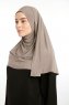 Ilay - Donker Taupe Sandy Turban Hijab