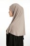 Ilay - Donker Taupe Sandy Turban Hijab