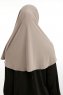 Ilay - Donker Taupe Sandy Turban Hijab