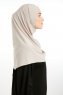 Ilay - Licht Taupe Sandy Turban Hijab