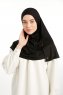 Feriha - Zwart Viscose Turban Hijab