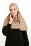 Feriha - Donker Taupe Viscose Turban Hijab