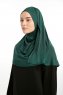 Feriha - Donkergroen Viscose Turban Hijab