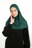 Feriha - Donkergroen Viscose Turban Hijab