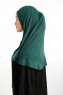 Feriha - Donkergroen Viscose Turban Hijab