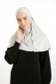 Feriha - Lichtgrijs Viscose Turban Hijab