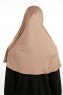 Feriha - Lichtbruin Viscose Turban Hijab