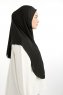 Bengi - Zwart Micro Krep Turban Hijab