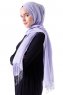 Demet - Lichtpaars Pashmina Hijab