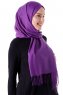 Demet - Donkerpaars Pashmina Hijab