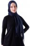 Demet - Marineblauw Pashmina Hijab