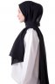 Hadise - Zwart Chiffon Hijab