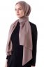 Hadise - Taupe Chiffon Hijab