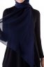 Hadise - Donker Marineblauw Chiffon Hijab