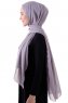 Hadise - Grijs Chiffon Hijab