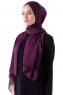Hadise - Donkerpaars Chiffon Hijab