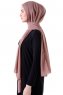 Hadise - Lichtbruin Chiffon Hijab