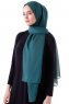 Hadise - Donkergroen Chiffon Hijab