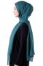 Hadise - Donkergroen Chiffon Hijab