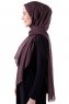 Hadise - Donker Bruin Chiffon Hijab