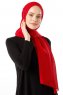 Hadise - Rood Chiffon Hijab