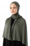 Neylan - Donker Khaki Basic Jersey Hijab