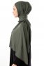 Neylan - Donker Khaki Basic Jersey Hijab