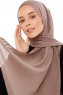 Esra - Donker Taupe Chiffon Hijab