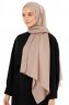 Esra - Licht Taupe Chiffon Hijab