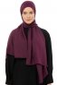 Esra - Donkerpaars Chiffon Hijab