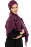 Esra - Donkerpaars Chiffon Hijab