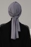 Amy - Grijs Katoen Turban - Ayse Turban