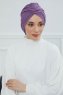 Amy - Violet Katoen Turban