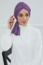 Amy - Violet Katoen Turban