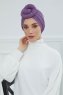 Amy - Violet Katoen Turban