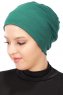 Stella - Donkergroen Katoen Turban