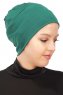 Stella - Donkergroen Katoen Turban