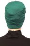 Stella - Donkergroen Katoen Turban
