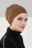 Stella - Caramel Katoen Turban
