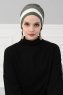 Elsa - Khaki & Creme Katoen Turban