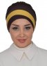 Elsa - Bruin & Mosterd Katoen Turban